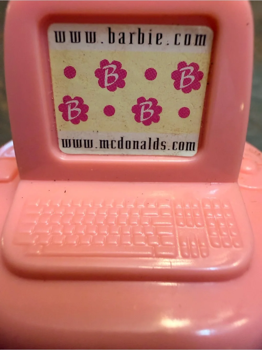 Barbie Pink Cash Register Checkout Stand McDonald's Toy 1999 GUC Collector piece